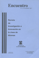 encuentro-revista de investigacion e innovacion en la clase de idiomas杂志